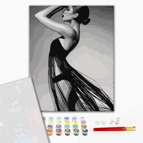 Premium malowanie po numerach W rytmie uczuć (PBS51645)