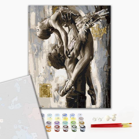 Premium malowanie po numerach Elegancki taniec (PBS52268)