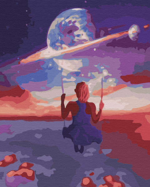 Premium malowanie po numerach Kosmiczne marzenia (PBS51500)