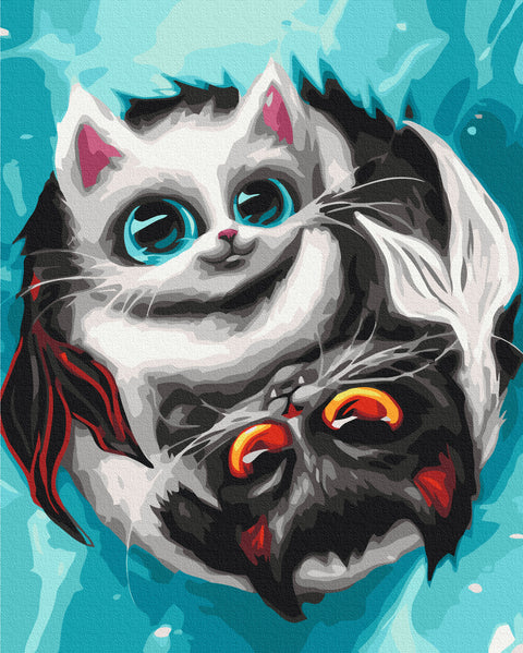 Premium malowanie po numerach Ryby foki © Marianna Pashchuk (PBS53971)