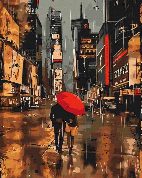 Premium malowanie po numerach Miejski romans (PBS53979)