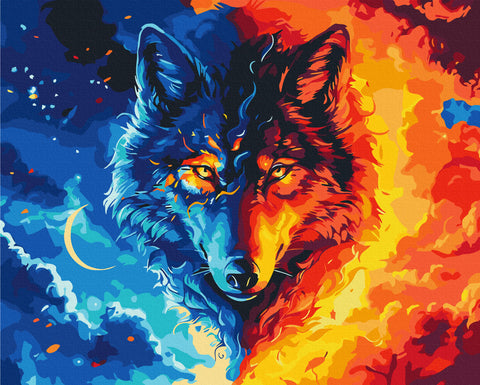 Premium malowanie po numerach Bestia żywiołów (PBS54004)