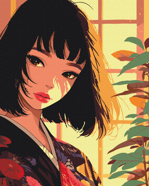 Premium malowanie po numerach Poranne światło (PBS54075)