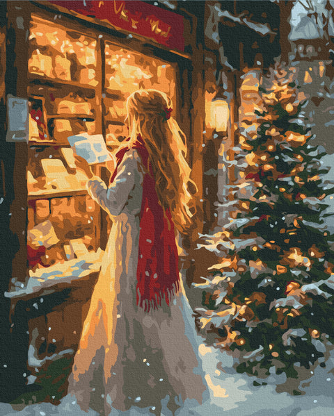 Premium malowanie po numerach Czas na noworoczne cuda (PBS54192)