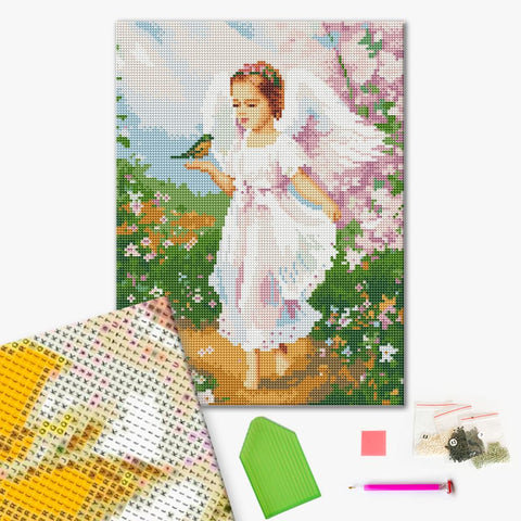 Haft diamentowy Corgi w kosmosie (DRBS53707)