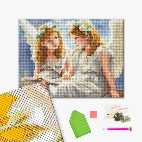 Haft diamentowy Corgi w kosmosie (DRBS53708)