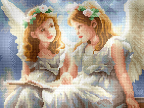 Haft diamentowy Corgi w kosmosie (DRBS53708)