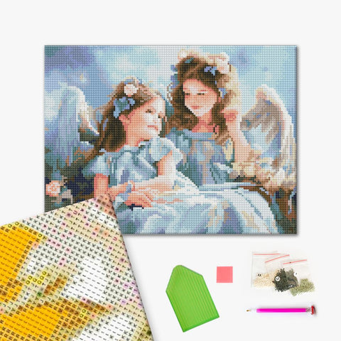 Haft diamentowy Corgi w kosmosie (DRBS53773)