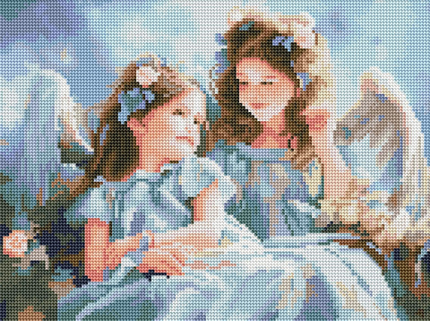 Haft diamentowy Corgi w kosmosie (DRBS53773)