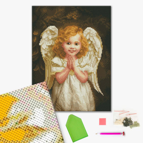 Haft diamentowy Anielski uśmiech (RDBS7017)