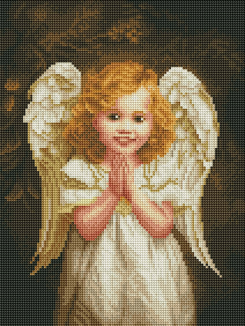 Haft diamentowy Anielski uśmiech (RDBS7017)