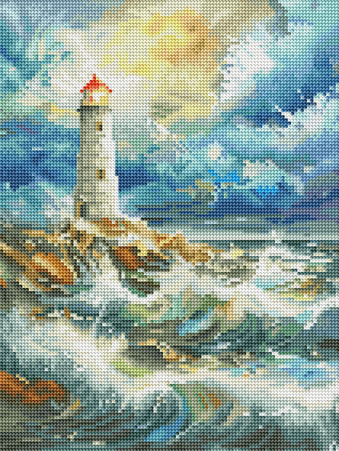 Haft diamentowy Latarnia morska (RDBS7020)