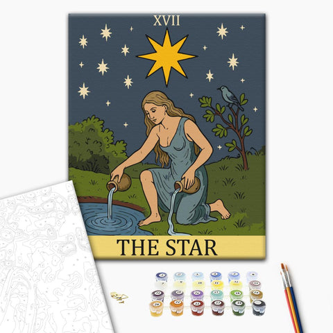 Malowanie po numerach Gwiazda (BS54547)