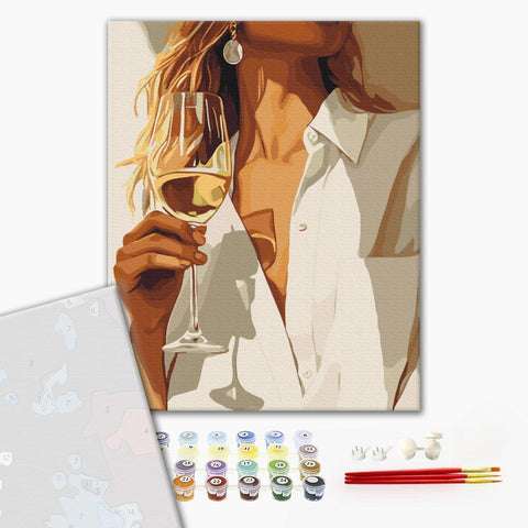 Premium malowanie po numerach Urok w szczegółach (PBS54249)