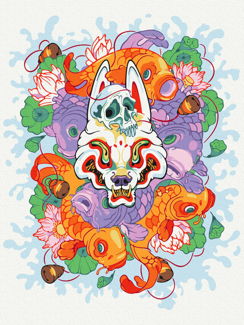 Malowanie po numerach Kitsune (RBS1036)