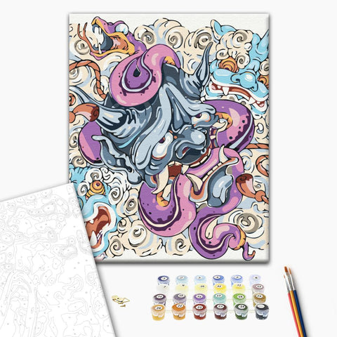 Malowanie po numerach Hannya (SQ30027)
