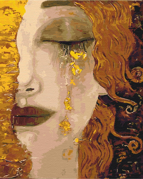 Malowanie po numerach Złote łzy. Gustav Klimt. (BS51349)
