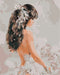 Malowanie po numerach Dziewczyna z piórami (BS6977)