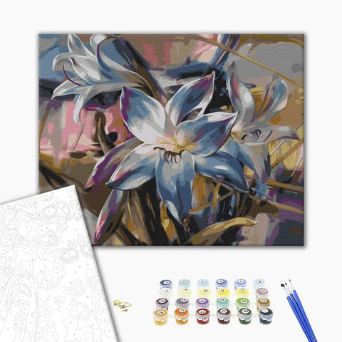 Malowanie po numerach Rysowane kwiaty (BS6762)