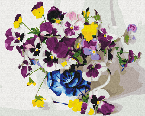 Malowanie po numerach Fiołki (BS29810)