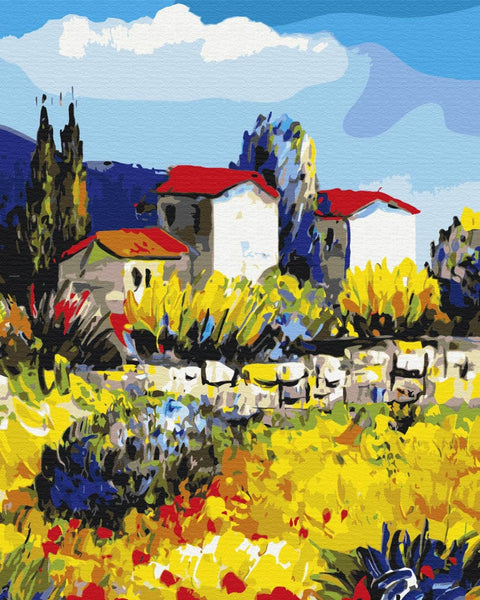 Malowanie po numerach Prowincja olejem (BS51428)