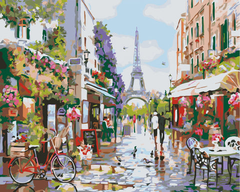 Malowanie po numerach Popołudnie w Paryżu (BS32748)