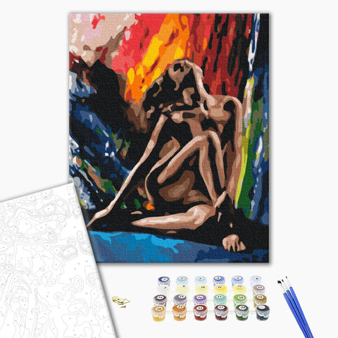 Malowanie po numerach Naga pasja (BS51983)