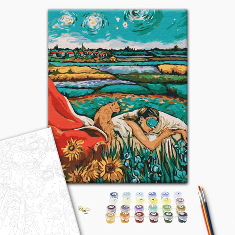 Malowanie po numerach Gwieździsta Odri (BS51588)