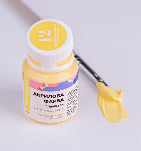 Farba akrylowa Pastelowy żółty (ACPT12)