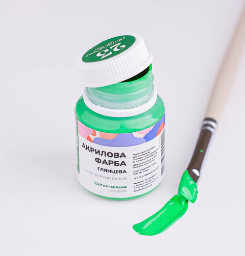 Farba akrylowa Jasnozielony kolor (ACPT23)