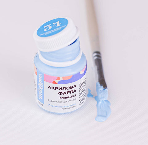 Farba akrylowa Pastelowy niebieski kolor (ACPT34)