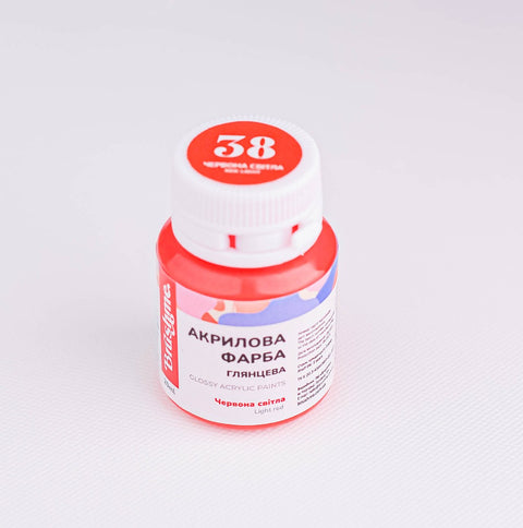 Farba akrylowa Barwa światła czerwona (ACPT38)