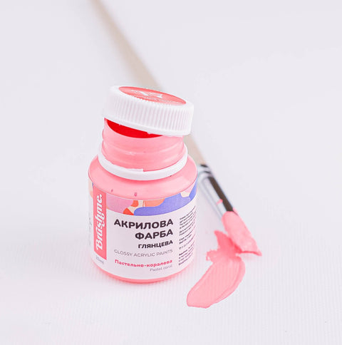 Farba akrylowa Kolor pastelowo-koralowy (ACPT47)