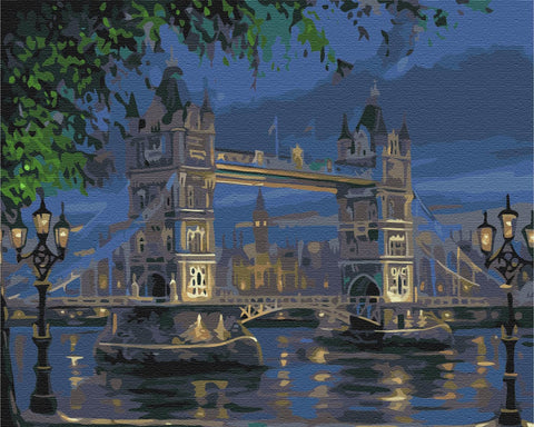 Malowanie po numerach Londyn śpi (BS52179)