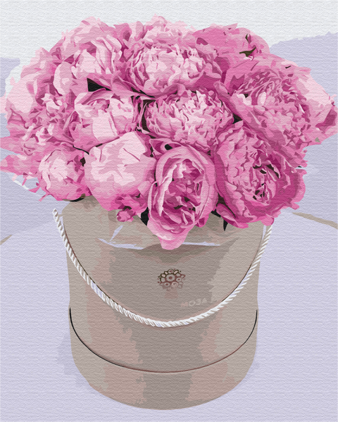 Malowanie po numerach Piwonie dla kochanej (BS30726)