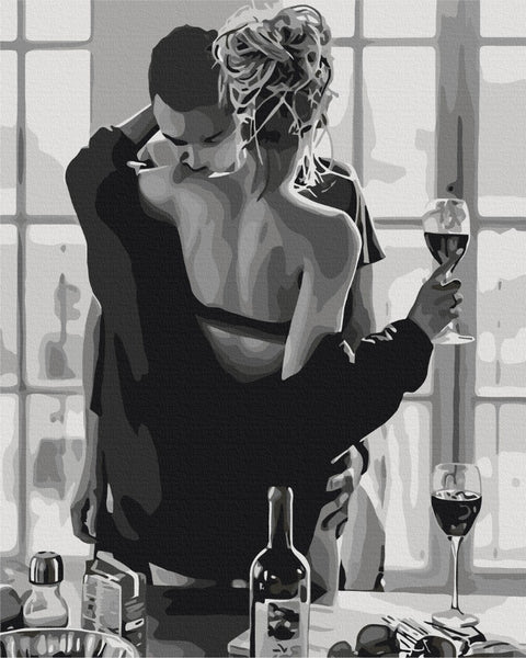 Malowanie po numerach Namiętna para (BS34134)