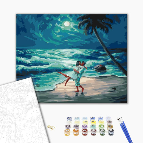 Malowanie po numerach Na wybrzeżu oceanu (BS23713)