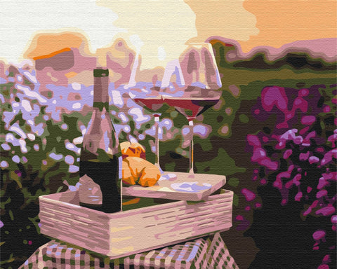 Malowanie po numerach Romans w lawendzie. (BS32336)