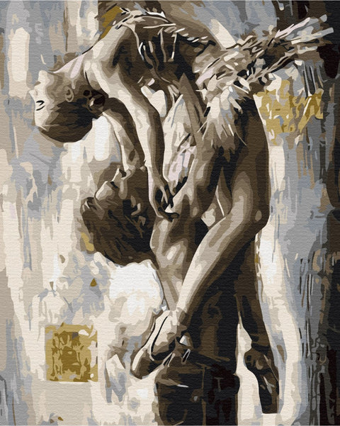 Malowanie po numerach Elegancki taniec (BS52268)