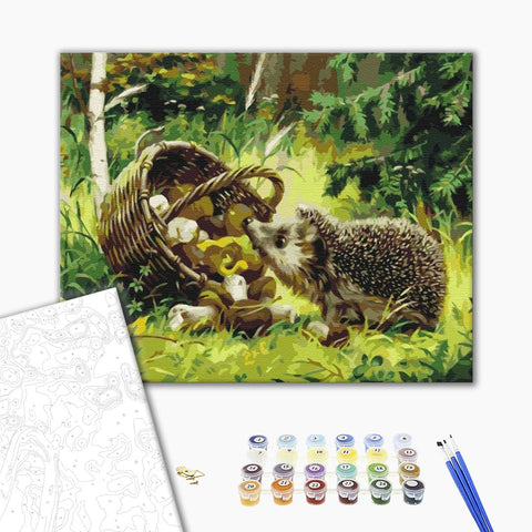 Malowanie po numerach Szczęśliwy Jeż (BS52269)