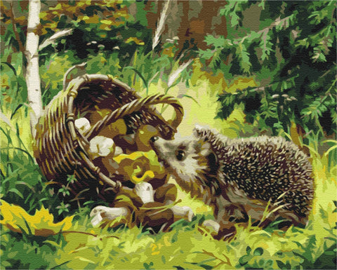 Malowanie po numerach Szczęśliwy Jeż (BS52269)