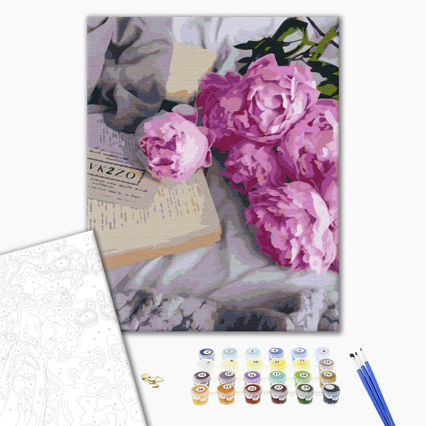 Malowanie po numerach Piwonie (BS40253)