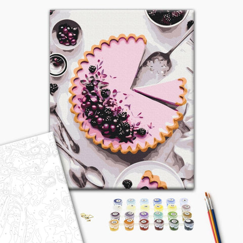 Malowanie po numerach Ciasto jeżynowe (BS40231)