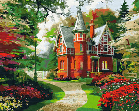 Malowanie po numerach Bajkowy dom (BS51613)