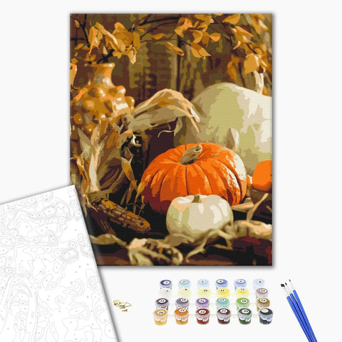 Malowanie po numerach Dynia martwa natura (BS52367)