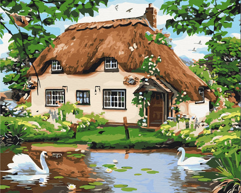 Malowanie po numerach Dom wiejski (BS8291)