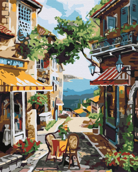 Malowanie po numerach Hallery Town. (BS39414)