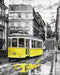 Malowanie po numerach Żółty tramwaj (BS52687)