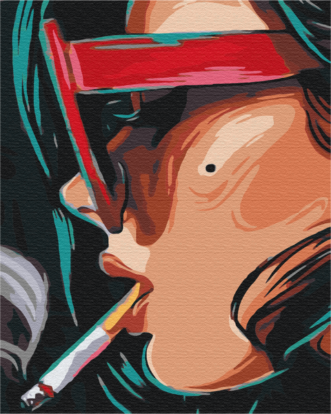 Malowanie po numerach Przydymione spojrzenie (BS51946)