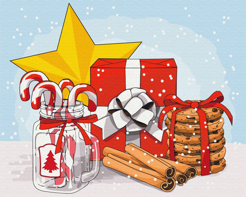 Malowanie po numerach Zestaw świąteczny (BS52743)